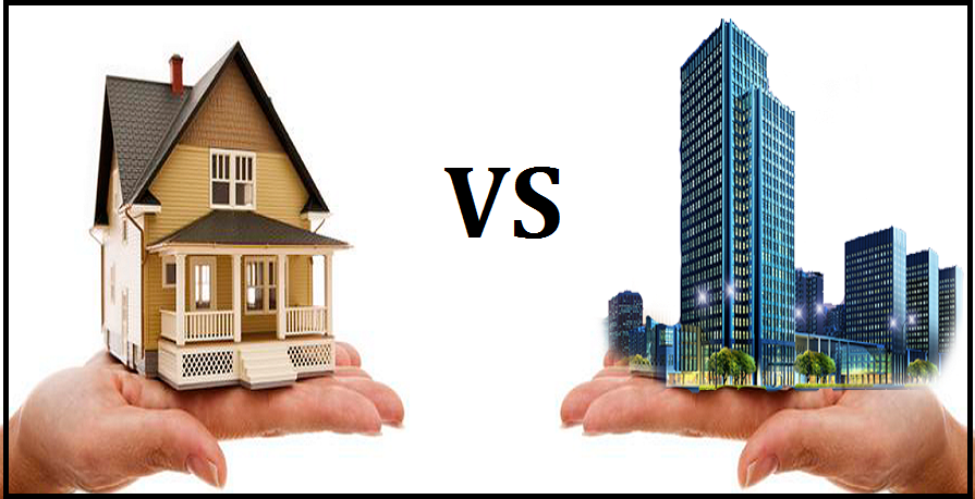 REITs; commercial vs residential.